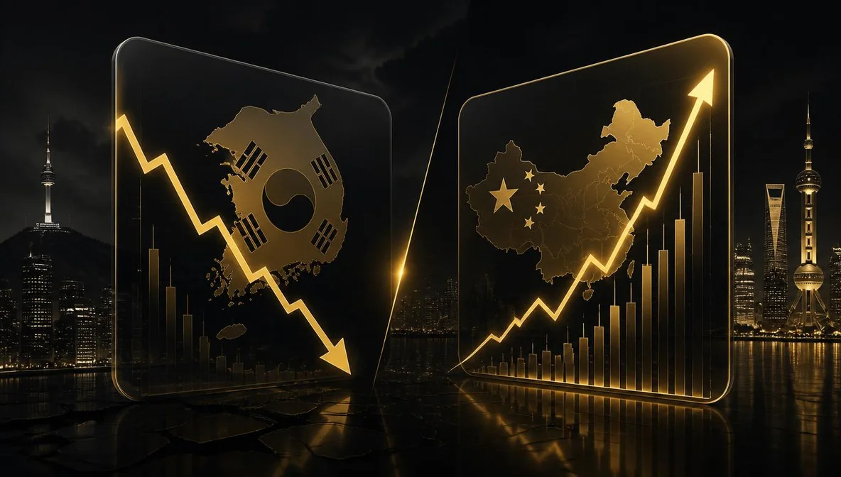 Grande rotation Asie : le Kospi chute de 20 %, la Chine s'envole - la bulle IA se degonfle