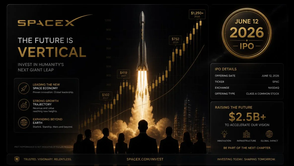 SpaceX IPO 12 juin 2026